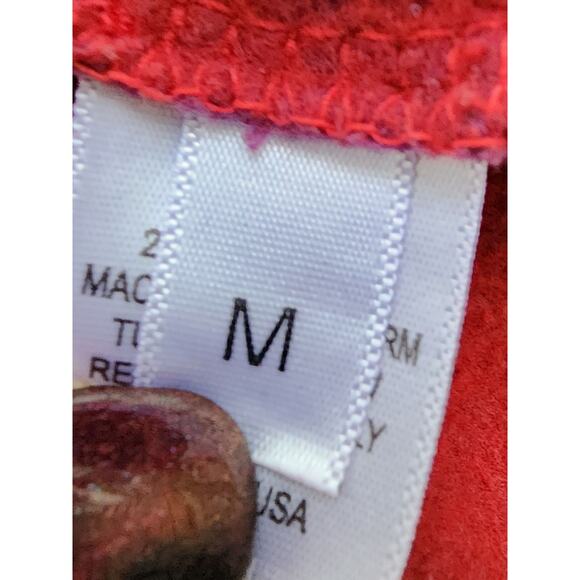 Neema California Chloe Red Purple Crop Pullover Sweatshirt M Tie-Dye Sun Washed - Picture 11 of 14